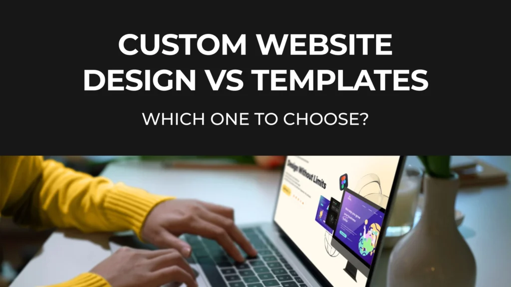 custom website vs template