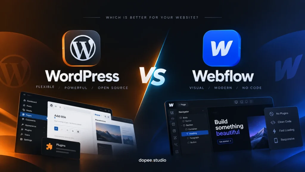 WordPress vs Webflow